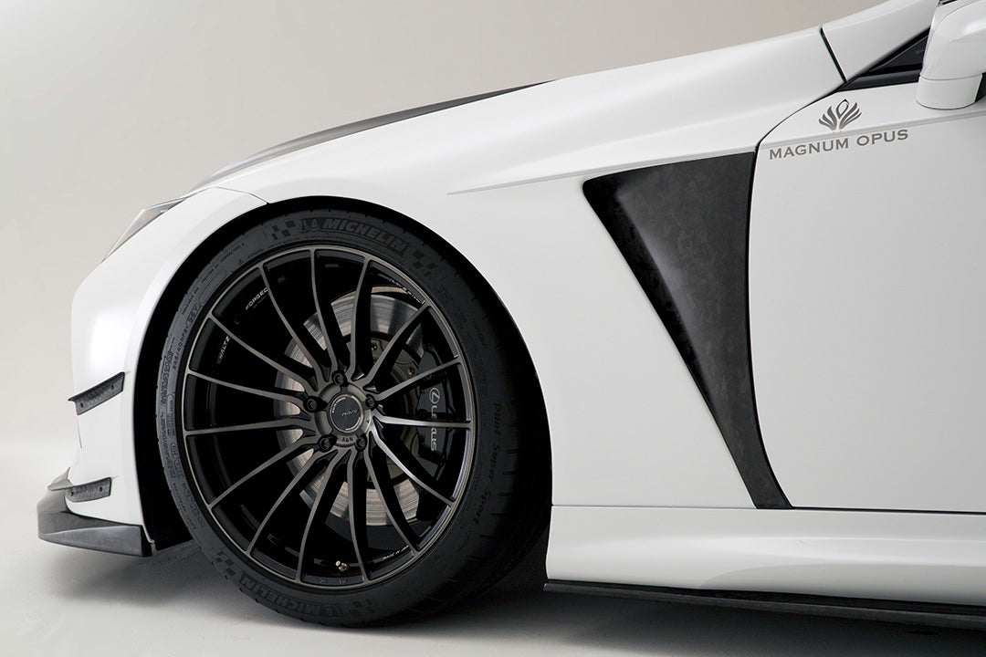 VARIS MAGNUM OPUS FRONT FENDER FRP CARBON FOR LEXUS LC USC10 VALE-011F