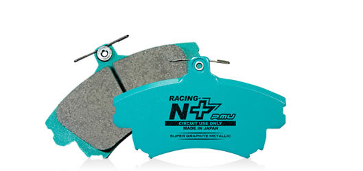 PROJECT MU RACING RACING-N+ FRONT BRAKE PADS WITHOUT SENSOR FOR BMW E60 SEDAN M5 Z327-RACING-N+