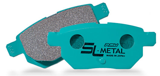 PROJECT MU DRIFT GYMKHANA SL-METAL REAR BRAKE PADS FOR MAZDA TELSTAR GVERF R422-SL-METAL