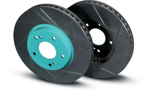 PROJECT MU SCR REAR GREEN 1PIECE BRAKE ROTORS FOR NISSAN STAGEA AWC34 WGNC34 SCRN008