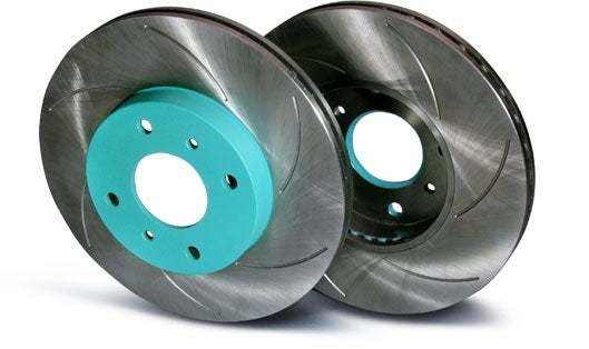 PROJECT MU SCR PURE PLUS6 FRONT GREEN 1PIECE BRAKE ROTORS FOR TOYOTA AURIS ZRE186H RS  SPPT109-S6