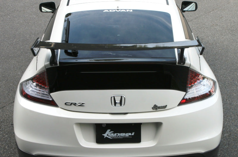 CR-Z カーボンリアウイング kansai service KANSAI SERVICE CARBON REAR WING TYPE 2 FOR HONDA CR-Z ZF1 ZF2 KAH008