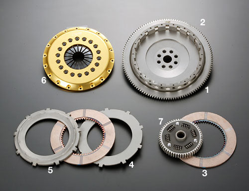OSGIKEN R SERIES CLUTCH DISC WITH DAMPER FOR TWIN PLATE CLUTCH KIT 1 DISC FOR SUBARU IMPREZA GC8 EJ20T R2CD-GC8-CLUTCH-DISC