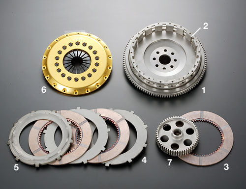 OSGIKEN HOUSING FOR R SERIES TRIPLE DISC TYPE CLUTCH KIT FOR MITSUBISHI LANCER EVOLUTION IV IX CN9A CP9A CT9A 4G63 R3C-CN9ACP9ACT9A-HOUSING