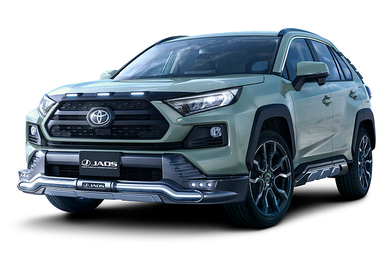 JAOS MODELLISTA BUMPER PROTECTOR FOR TOYOTA RAV4 50 D2531-60210 - Black Hawk Japan