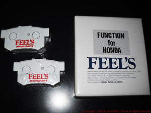 FEEL'S HONDA TWINCAM BRAKE PADS (RACING) REAR FOR HONDA INTEGRA DC5 TypeS Feels-00676