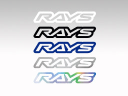 RAYS RAYS OFFICIAL STICKER RAYS LOGO STICKER (NUKI LETTER TYPE) WIDTH 250MM SILVER FOR  7404-4