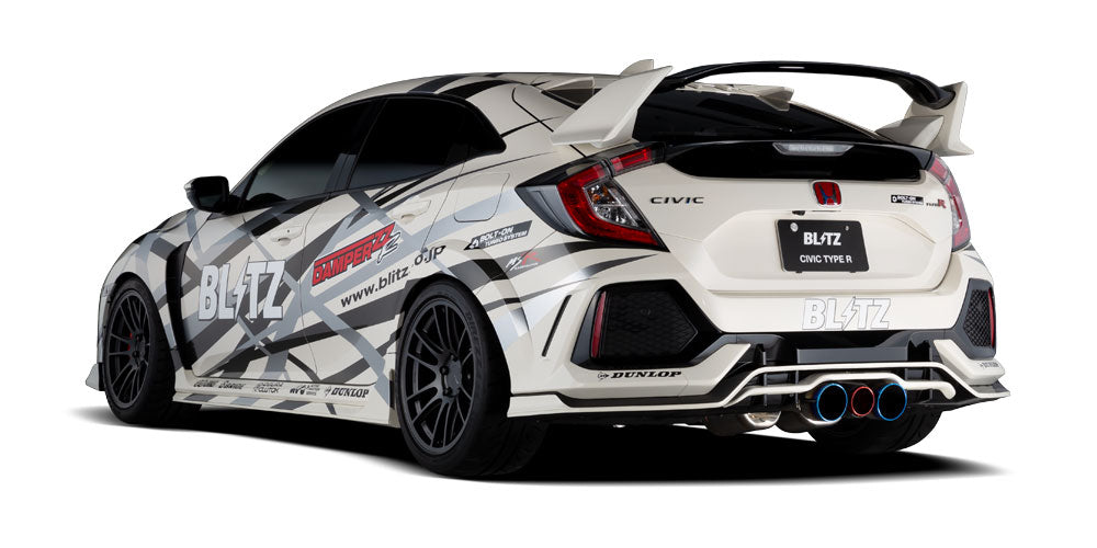 BLITZ REAR GARNISH FRP UNPAINTED FOR HONDA CIVIC TYPE R FK8 K20C 60363