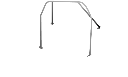 OKUYAMA DASH ROLL CAGE STEEL 4P For MAZDA ROADSTER NA6CE NA8C 701-401-0