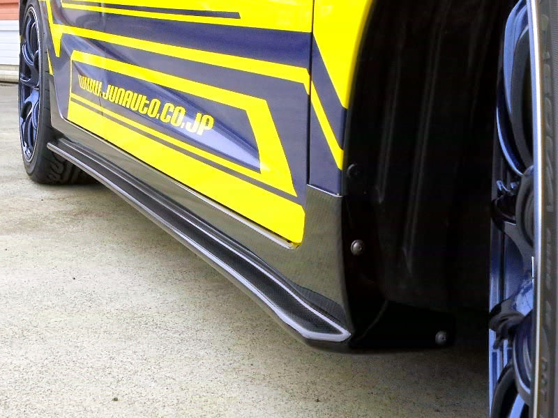 JUN AUTO SIDE STEPS (FRP)  For HONDA FIT GK5 - 8008M-H003