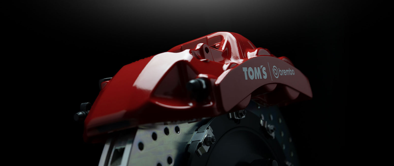 TOMS MONOBLOCK GT CALIPER KIT RED FRONT FOR TOYOTA GR YARIS GXPA16 GR COROLLA GZEA14H 43051-TPA16