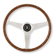 NARDI SPECIAL LINE ANNI'50 MAHOGANY WOOD & POLISHED SPOKES 380MM STEERING WHEEL 00301007