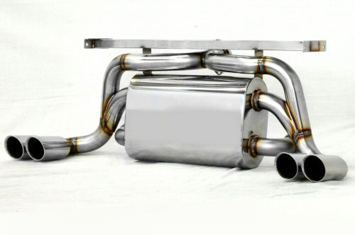 KREISSIEG F1 SOUND VALVETRONIC EXHAUST SYSTEM SUPER HOWLING VER. STAINLESS STEEL FLOATING CURL TAIL SANDBLAST KSG LOGO MARK FOR FERRARI F355 M2.7 F355-12-STAINLESS