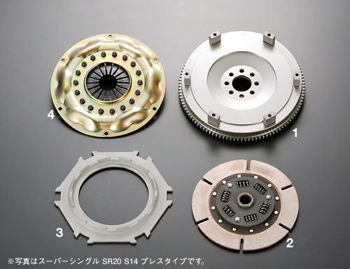 OSGIKEN OH SET FOR FOR SUPER SINGLE PRESS CLUTCH KIT COVER FOR MITSUBISHI LANCER EVOLUTION I III CD9A CE9A 4G63 SP-PRESS-CD9ACE9A-OH-A-SET