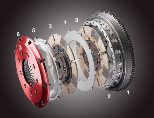 OSGIKEN CLUTCH COVER FOR OS-STR TWIN CLUTCH KIT DISC TYPE FOR TOYOTA CELICA ST205 3S-GT STR2C-ST205-CLUTCH-COVER