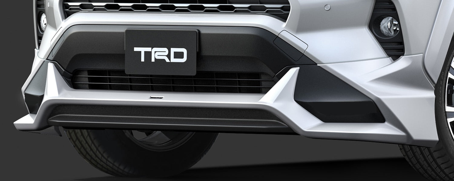TRD FRONT SPOILER W.O. LED W.O. FOG UNPAINTED For RAV4 MXAA52 54 AXAH52 54 MS341-42009-NP
