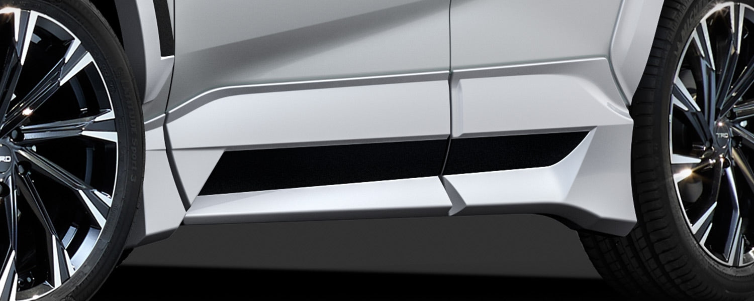 TRD SIDE SKIRT WHITE PEARL 070 For RAV4 MXAA52 54 AXAH52 54 MS344-42001-A1