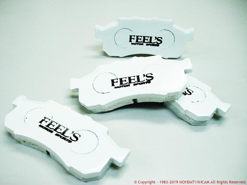 FEEL'S HONDA TWINCAM BRAKE PADS (STREET) REAR FOR HONDA CIVIC EK4 Feels-00493