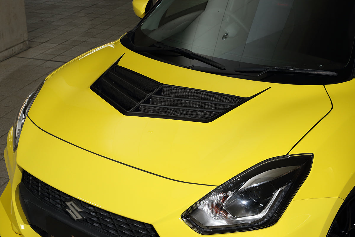 CHARGE SPEED BONNET WITH DUCT CARBON FOR SUZUKI SWIFT SPORT ZC33S CAHRGESPEED-00014