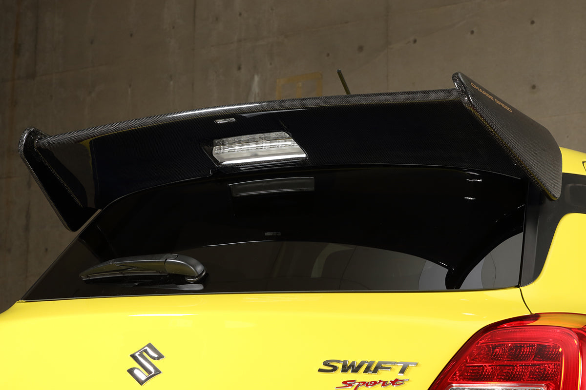 CHARGE SPEED REAR ROOF SPOILER CARBON FOR SUZUKI SWIFT SPORT ZC33S CAHRGESPEED-00016