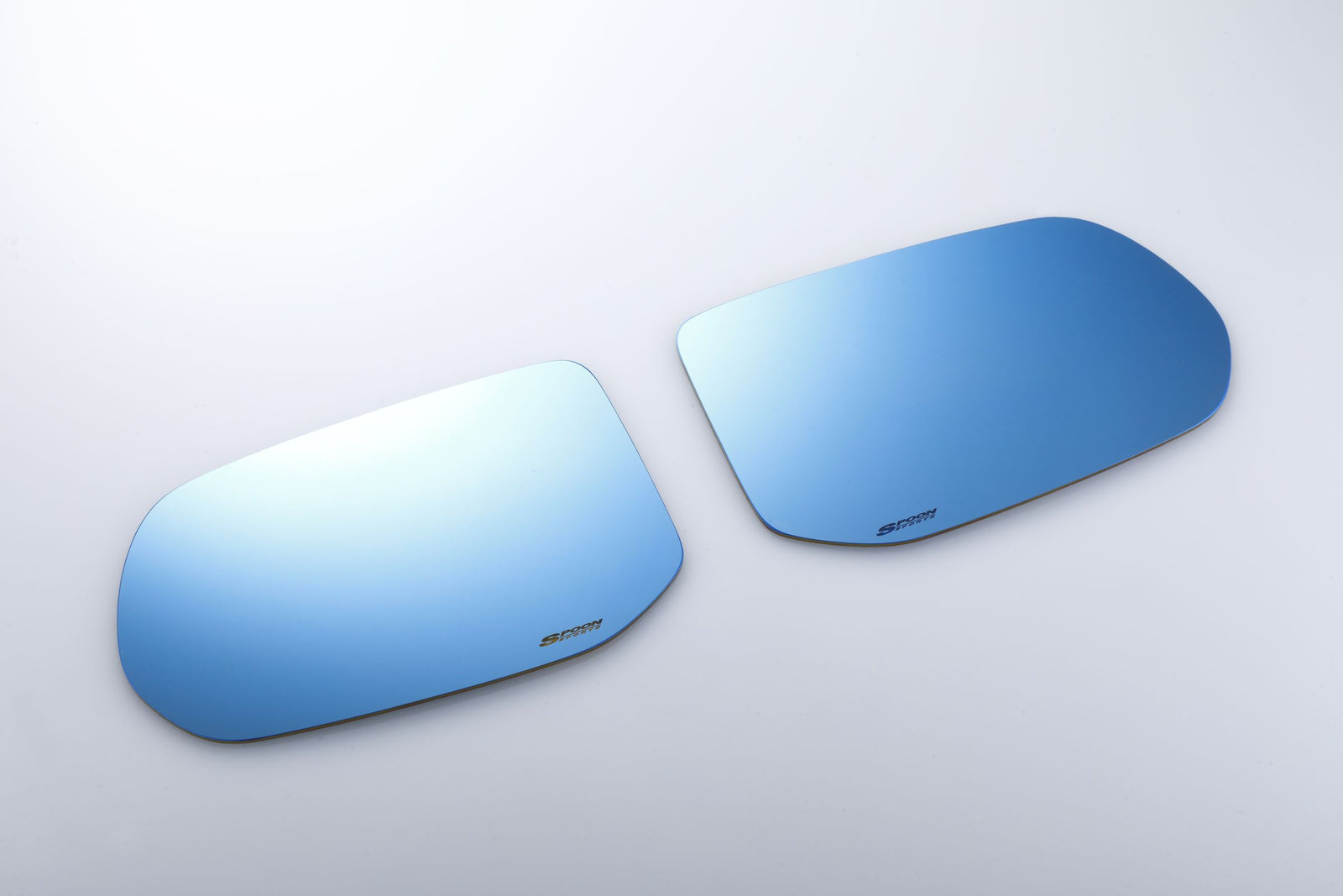 SPOON BLUE WIDE DOOR MIRROR   For HONDA CIVIC FD2 76203-FD2-030 - Black Hawk Japan