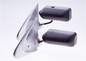 CRAFT SQUARE TOURING COMPETITION MIRROR TRIANGULAR CORNER MOUNT BLUE MIRROR FOR HONDA INTEGRA DC5 TCA-N1-DC5-BLUE-LENS