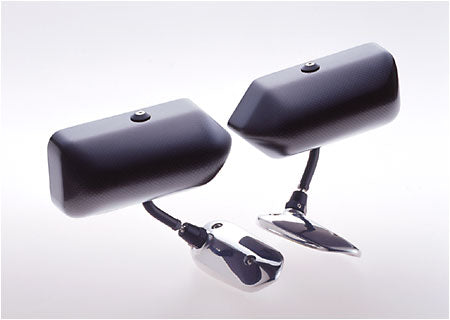 CRAFT SQUARE TOURING COMPETITION MIRROR DOOR MOUNT BLUE MIRROR FOR HONDA NSX TCA-FW-NSX-BLUE-LENS