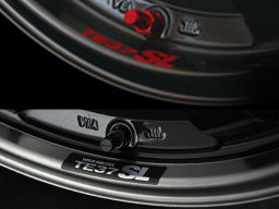 RAYS VOLK RACING MAINTENANCE STICKER VOLK RACING TE37SL REPAIR RIM STICKER RED (FOR PRESSED GRAPHITE) FOR 17, 18 AND 19 INCHES FOR  7415-10
