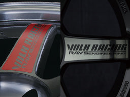 RAYS VOLK RACING MAINTENANCE STICKER VOLK RACING TE37SL REPAIR SPOKE STICKER RED (FOR PRESSED GRAPHITE) FOR 19 INCH FOR  7415-7