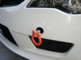 KAWAI WORKS FRONT TYPE FOLDABLE TOW HOOK FOR HONDA CIVIC FD2 TYPE-R HN0790-RFF-88 - Black Hawk Japan