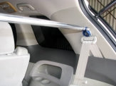 KAWAI WORKS REAR PILLAR BAR TYPE STRAIGHT FOR TOYOTA ESTIMA ACR GSR50 55W TY1220-PIC-00 - Black Hawk Japan