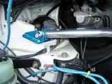 KAWAI WORKS FRONT STRUT BAR TYPEOS FOR TOYOTA ALPHARD VELLFIRE MNH10 15W TY1201-FTO-00