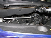 KAWAI WORKS FRONT STRUT BAR TYPESTD FOR TOYOTA ALPHARD VELLFIRE ANH20 25W TY1340-FTS-00 - Black Hawk Japan