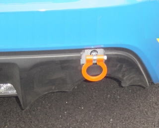 KAWAI WORKS REAR TYPE FOLDABLE TOW HOOK FOR TOYOTA 86 ZN6 TY1300-RFR-88 - Black Hawk Japan