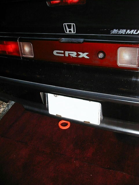 KAWAI WORKS REAR TYPE FIXED TOW HOOK FOR HONDA CR-X EF7 EF8 CYBER HN0080-RFR-99 - Black Hawk Japan