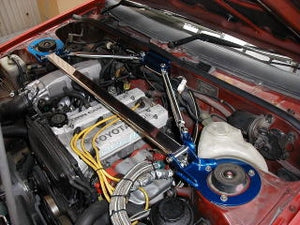 KAWAI WORKS FRONT STRUT BAR TYPE TRIANGLE OS FOR TOYOTA COROLLA SPRINTER AE86 TY0090-TR0-00