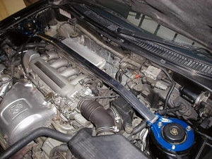 KAWAI WORKS FRONT STRUT BAR TYPEOS FOR TOYOTA CELICA INA ST205 TY0210-FTO-00