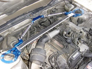 KAWAI WORKS FRONT STRUT BAR TYPE TRIANGLE OS FOR TOYOTA CRESTA CHASER MARK II GX-81 TY0250-TRO-00