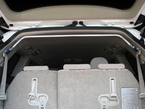 KAWAI WORKS REAR PILLAR BAR TYPE SQUARE FOR TOYOTA ESTIMA AHR20W HYBRID  TY1220-PIE-00 - Black Hawk Japan