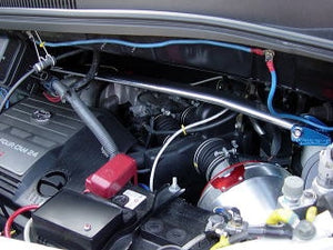 KAWAI WORKS FRONT STRUT BAR TYPEOS FOR TOYOTA ALPHARD VELLFIRE MNH10 15W TY1201-FTO-00