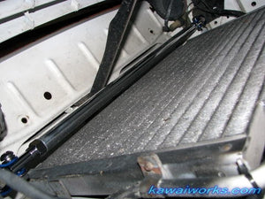 KAWAI WORKS FRONT MONOCOQUE BAR FOR NISSAN FAIRLADY Z S130 NS0300-MOF-00 - Black Hawk Japan