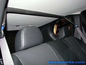 KAWAI WORKS REAR PILLAR BAR FOR NISSAN X-TRAIL NT31 NS0760-PI0-00 - Black Hawk Japan