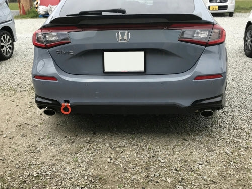 KAWAI WORKS REAR TYPE FOLDABLE TOW HOOK FOR HONDA CIVIC FL1 HN1120-RFR-88 - Black Hawk Japan