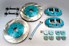 PROJECT MU 4POT FS44SB REAR CALIPER KIT FOR NISSAN SKYLINE HCR32 FS44S-N204SB