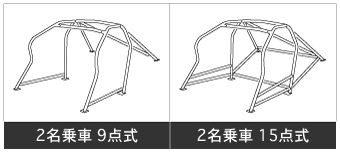 LAILE BEATRUSH ROLL CAGE 2 PASSENGER, 15 POINT For ROVER MINI XN12 C80032-RT15