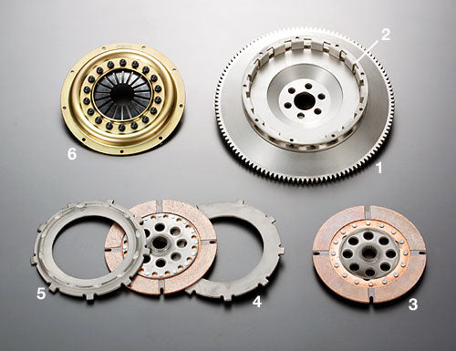 OSGIKEN TS SERIES TWIN PLATE CLUTCH KIT OH A SET FOR MAZDA ROADSTER NCEC LF-VE TS2A-NCEC-OH-A-SET