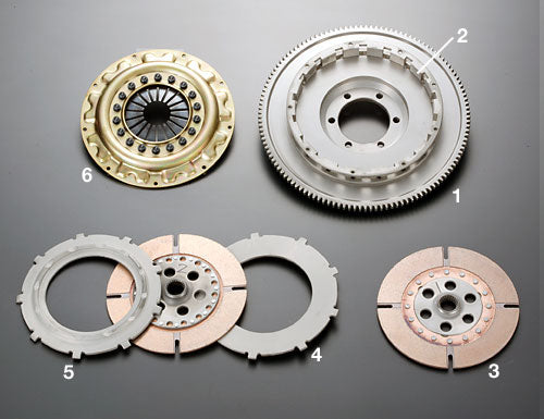 OSGIKEN TS SERIES TWIN PLATE CLUTCH KIT OH A SET FOR MAZDA ROADSTER NA6CE B6 TS2B-NA6CE-OH-A-SET