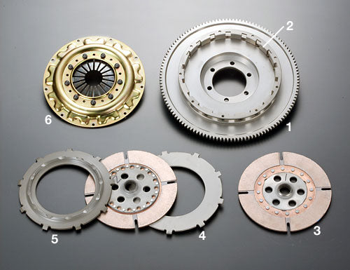 OSGIKEN TS SERIES TWIN PLATE CLUTCH KIT CLUTCH DISC 1 PIECE FOR MAZDA RX-7 FC3S 13BT TS2BS-FC3S-CLUTCH-DISC