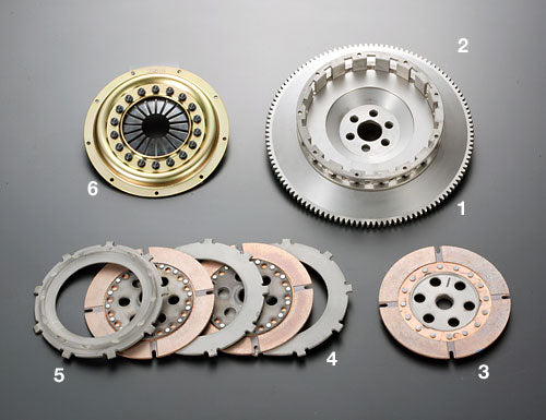 OSGIKEN TS SERIES TRIPLE DISC TYPE CLUTCH KIT OH A SET FOR NISSAN FAIRLADY Z33 L6 TS3A-HR30GC10-OH-A-SET