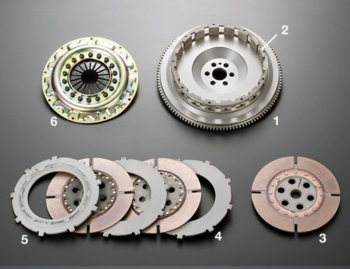 OSGIKEN TS SERIES TRIPLE DISC TYPE CLUTCH KIT OH A SET FOR NISSAN SKYLINE R34 RB25DET TS3B-R34-OH-A-SET